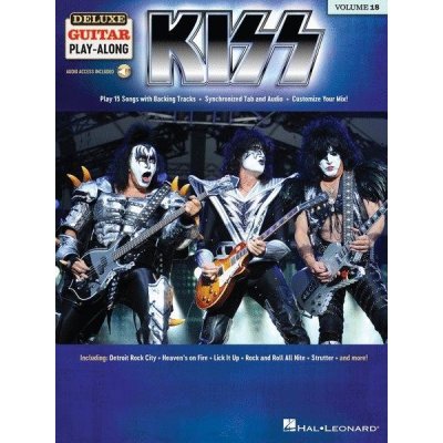 Deluxe Guitar Play-Along 18 KISS noty tabulatury na kytaru + audio