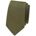 Avantgard Kravata Slim Lux 571-9550 zelená/oliva MAT – Zboží Dáma