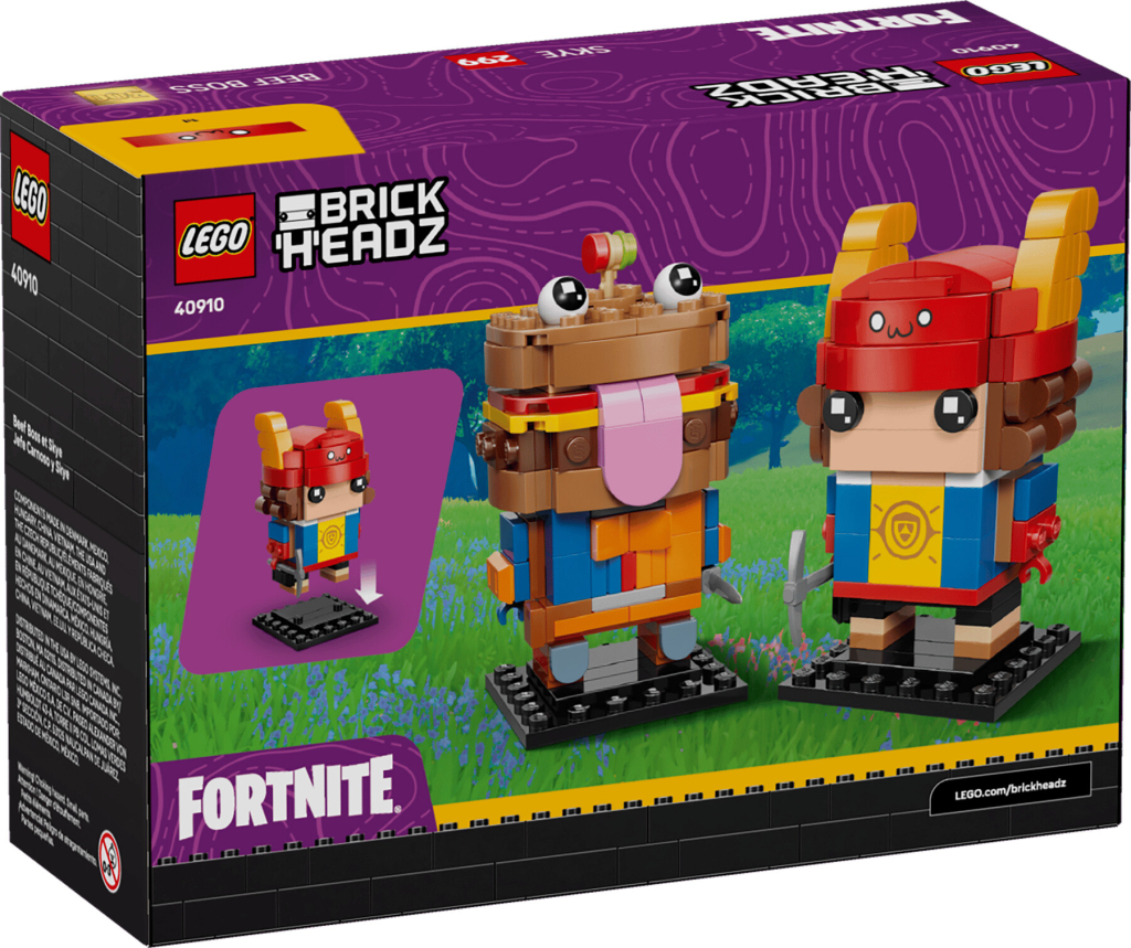 LEGO Fortnite BrickHeadz™ 40910 Figurky: Beef Boss a Skye