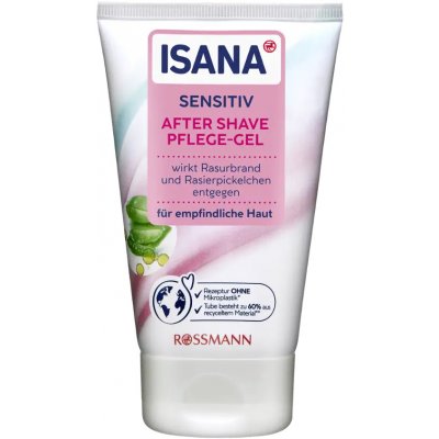 ISANA Gel po holení Sensitive 125 ml – Zboží Dáma