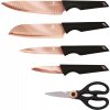 Sada nožů BERLINGERHAUS BH-2652 Sada nožů s nepřilnavým povrchem Black Rose Collection 5 ks