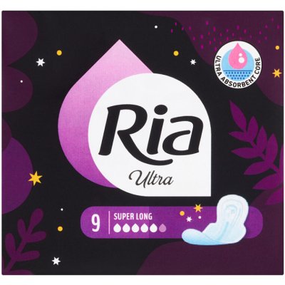 Ria Ultra Super Plus ultratenké hygienické vložky 9 ks – Zboží Dáma