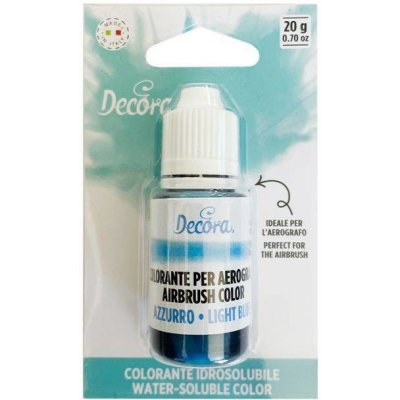 Decora Airbrush barva tekutá light blue 20 g
