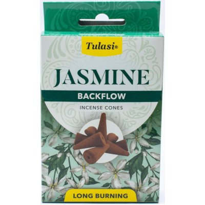 Tulasi Jasmine backflow indické vonné františky 10 ks – Hledejceny.cz