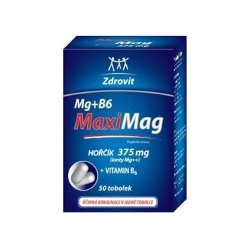 Zdrovit MaxiMag Mg + B6 375 mg 50 kapslí