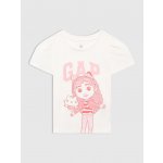 Baby tričko Gap & Gabby's Dollhouse Bílá – Hledejceny.cz