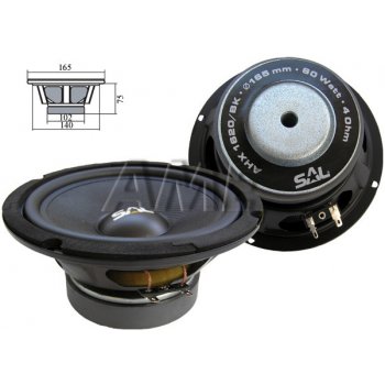 SAL AHX1620 4ohm/60W