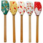 Silikonová stěrka s vykrajovátkem TORO 32cm MIX vánočních motivů – Hledejceny.cz