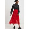 Dámská sukně Answear Lab maxi áčková J1190.HWK červená