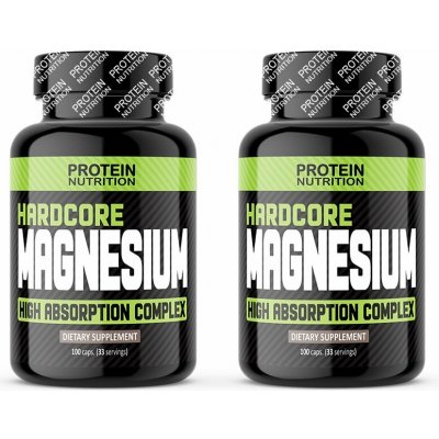 Hardcore Magnesium Protein Nutrition 100 kapslí + 100 kapslí – Hledejceny.cz