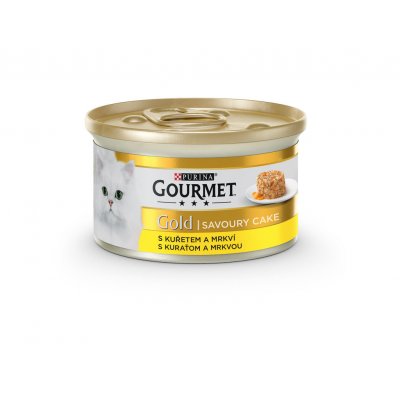 Gourmet Gold Sav.Cake kuřecí a mrkev 85 g