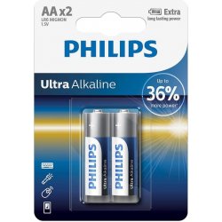 Philips Ultra Alkaline AA 2ks LR6E2B/10