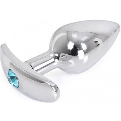 Kiotos Aluminium Handle Buttplug Blue Gem – Zboží Mobilmania