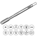 Narex Ždánice 041531452187000 - Závitník strojní M18,0x1,0mm typ 3043 kód 3500, lícování ISO2 (6H), DIN374 – Zboží Mobilmania