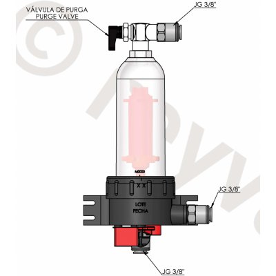 Celli Fob detektor pěny, 3/8