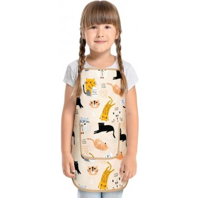Bellatex dětská zástěra 7850/091 Kočka 37 x 47 cm – Zboží Dáma