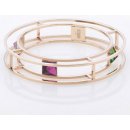 Storm Náramek Gemza Rose Gold Purple 9980723-P