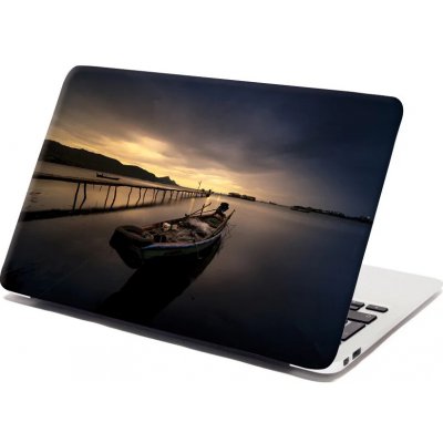 Sablio Samolepka na notebook Loďka na jezeře 2 - 38x26 cm – Zboží Živě