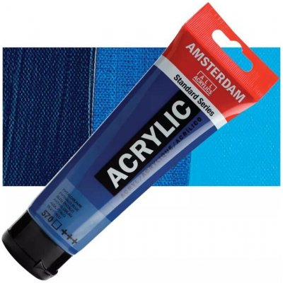 Amsterdam Standard akrylová barva 570 Phthalo Blue 250 ml – Hledejceny.cz