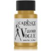Barva na tělo Cadence Metalická barva na kůži Leather Vogue, 50 ml gold, zlatá
