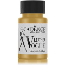 Cadence Metalická barva na kůži Leather Vogue, 50 ml gold, zlatá