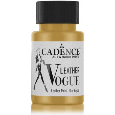 Cadence Metalická barva na kůži Leather Vogue 50 ml zlatá – Zboží Dáma
