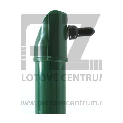 Plotová vzpěra PRIMA poplastovaná 2250 mm | kruhový profil Ø 38 mm | zelená RAL 6005 – Zbozi.Blesk.cz