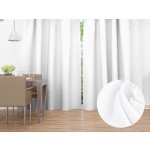 Biante Dekorační závěs Rongo RG-031 Studený bílý 140x180 cm – Hledejceny.cz