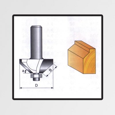 Tvarová fréza Stavtool P70607 do dřeva 8x15,9mm – Zbozi.Blesk.cz