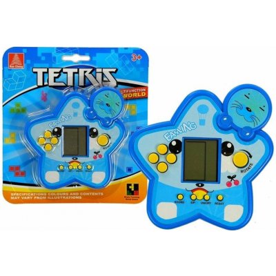 Elektronická hra Tetris ve tvaru hvězdy modrá – Zbozi.Blesk.cz