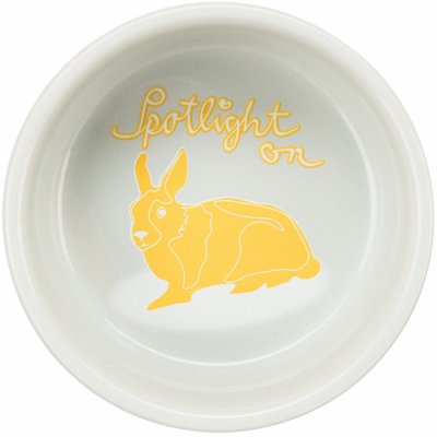 Trixie Keramická miska s putníky pro králíky 250 ml 11 cm – Zboží Mobilmania