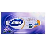 Zewa Softis papírové kapesníčky v krabičce levadule pomeranč 4-vrstvé 80 ks – Zboží Dáma