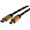 Roline 11.02.8805 Gold USB 2.0 kabel A-B, 4,5m