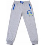 xcena Bavlněné dětské tepláky šedé PMG – Sleviste.cz