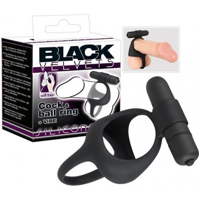 Black Velvets Cock &amp; Ball Ring – Zboží Mobilmania