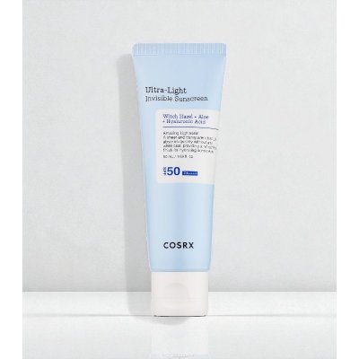 COSRX - Ultra - Light Invisible Sunscreen SPF50+/PA++++ - Ultralehký neviditelný opalovací krém pro každodenní ochranu 50ml – Sleviste.cz