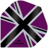 Letka na šipku MISSION ALLIANCE-X UNION JACK - PURPLE / BLA