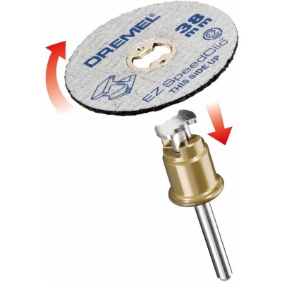 Dremel(R) Kotouč řezný 38,0mm SC406 SpeedClic bal.2ks – HobbyKompas.cz