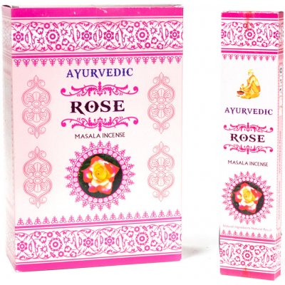 Ayurvedic vonné tyčinky Rose 15 g – Hledejceny.cz