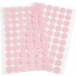 Suchý zip samolepicí kolečka Ø15 mm Varianta: 5 růžová sv., Balení: 1 karta – Zboží Mobilmania
