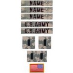 MILITARY RANGE Nášivky U.S ARMY sada 10ks VELCRO ACU DIGITAL – Hledejceny.cz