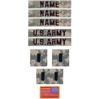 MILITARY RANGE Nášivky U.S ARMY sada 10ks VELCRO ACU DIGITAL – Hledejceny.cz