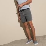 Blancheporte džínové šortky elastickým pasem šedé – Sleviste.cz