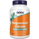 Now Foods Magnesium Citrate 240 veg kapslí – Hledejceny.cz