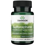 Swanson Sulforaphane Broccoli extract Sulforafan z extraktu z brokolice 400 mcg 60 rostlinných kapslí – Hledejceny.cz
