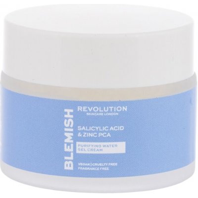 Revolution Skincare Blemish Salicylic Acid & Zinc PCA Purifying Water Gel Cream 50 ml – Zboží Mobilmania