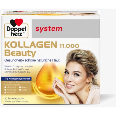 Doppelherz Kollagen 11.000 Beauty 30 lahviček – Hledejceny.cz