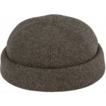 Fiebig Headwear since 1903 Vlněná čepice Shetland melange Taupe Docker cap zimní vlněná čepice – Hledejceny.cz