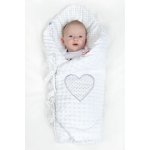 New Baby Luxusní Zavinovačka z Minky bílá – Zboží Dáma