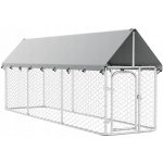 vidaXL Venkovní psí kotec se střechou 400 x 100 x 150 cm – Sleviste.cz